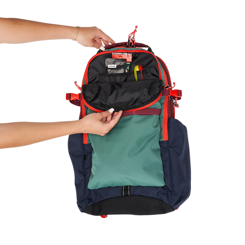 OGIO Alpha Lite Backpack Red Melting Geos 25 Liter